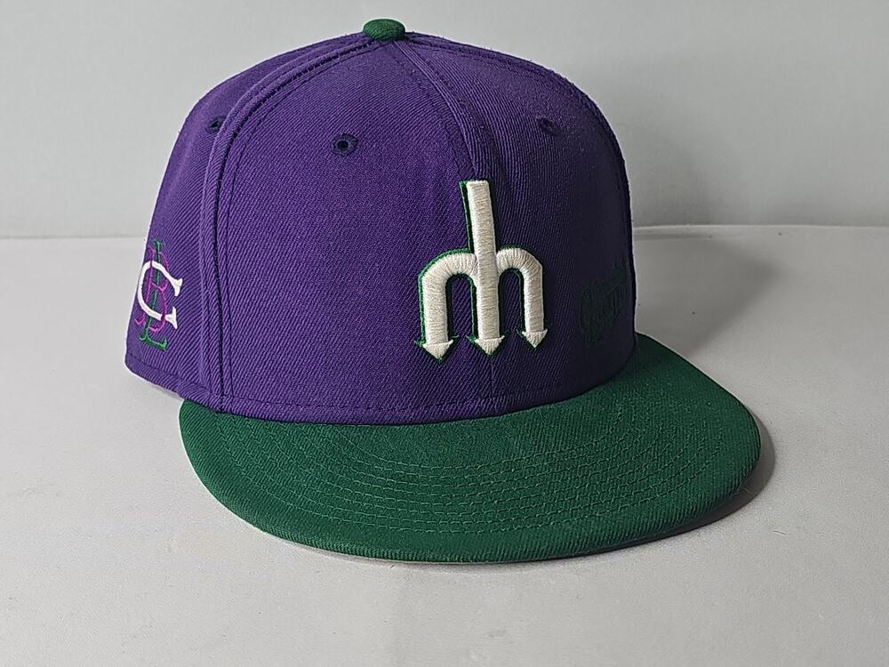Mariners Big League Chew Ground Ball Grape New Era Purple/Green/Grey UV 7.5